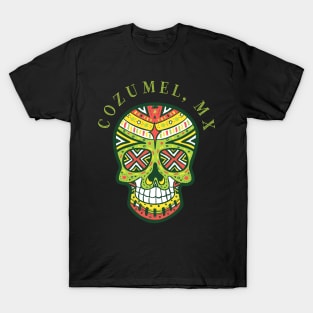 Mexico Souvenir Skull Skeleton T-Shirt